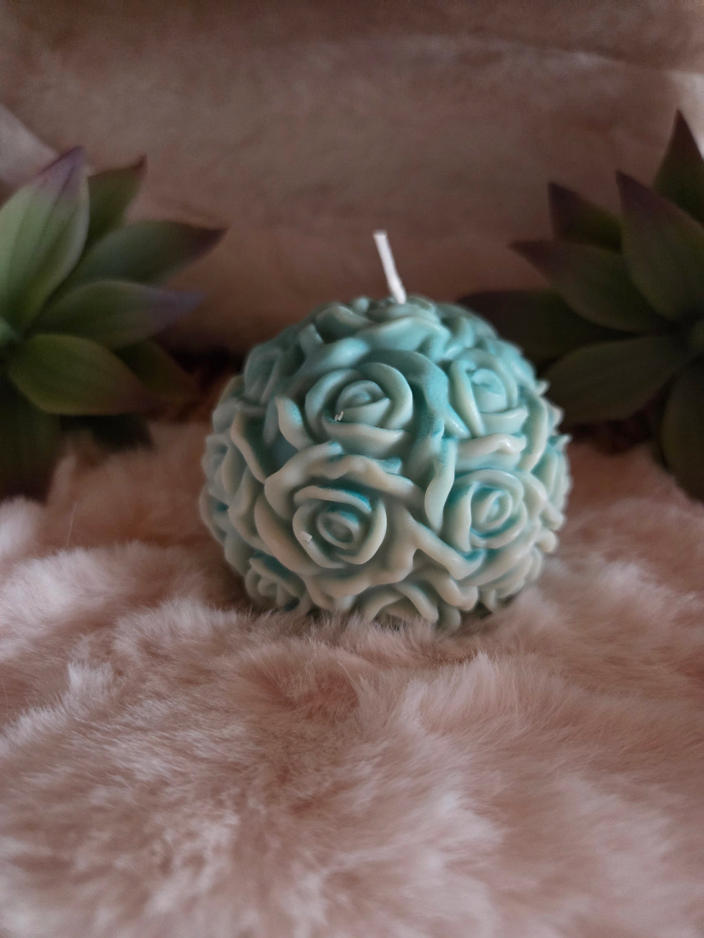 Bougie Moulée "Boule de Roses" (150 g) – Senteur Mojito