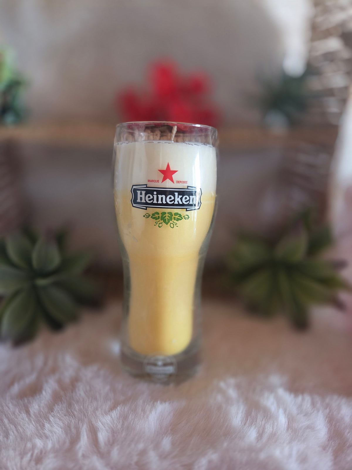 Bougie Gourmande Effet Bière — Senteur Bière