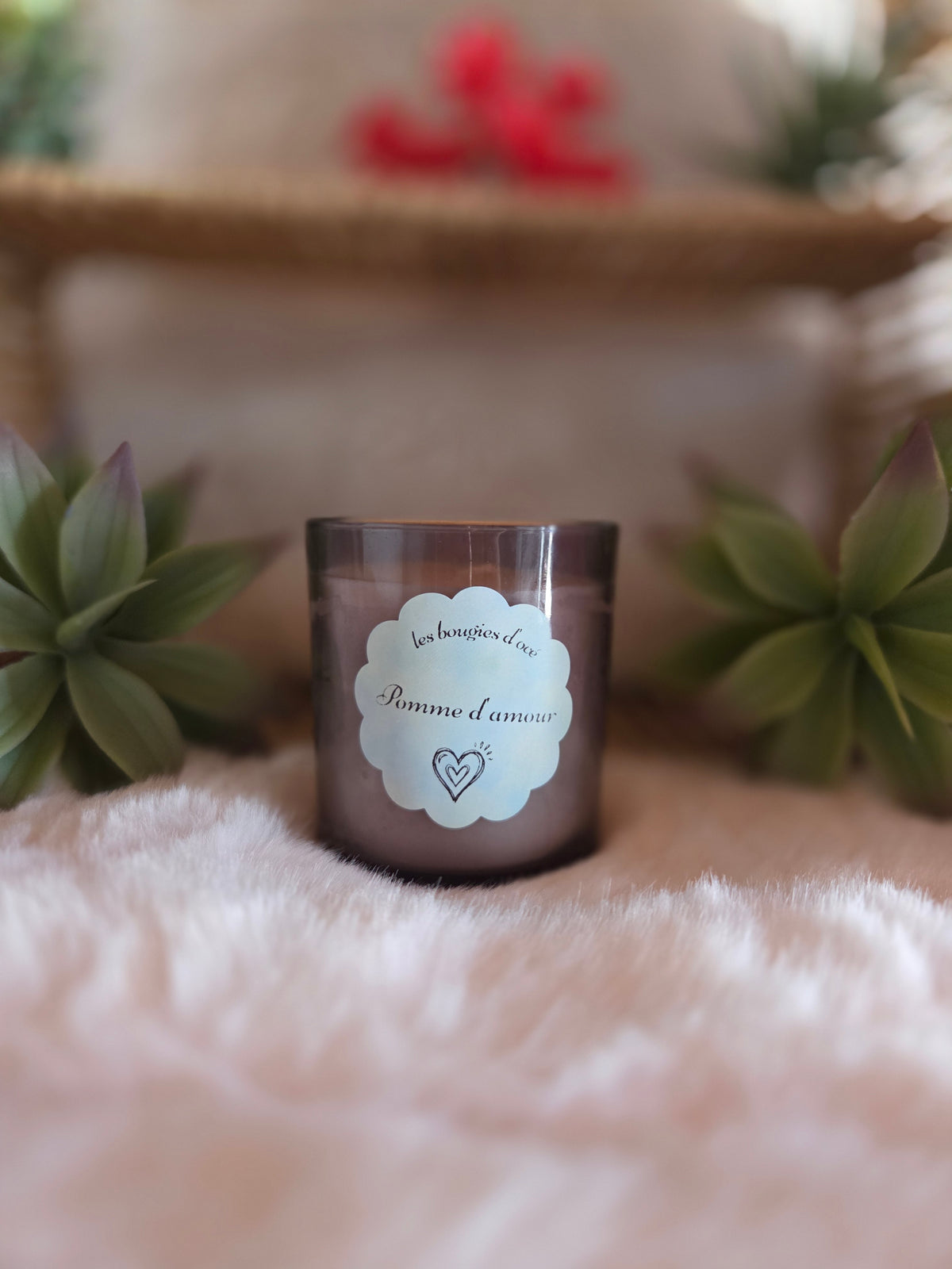 Bougie Parfumée en Pot — Senteur Pomme d'Amour