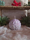 Bougie Moulée "Boule de Roses" (150 g) – Senteur Lavande