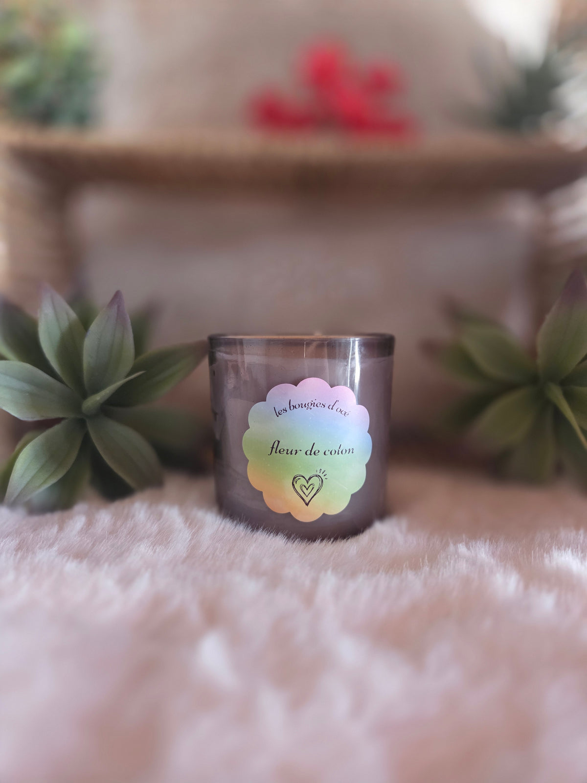 Bougie Parfumée en Pot — Senteur Fleur de Coton