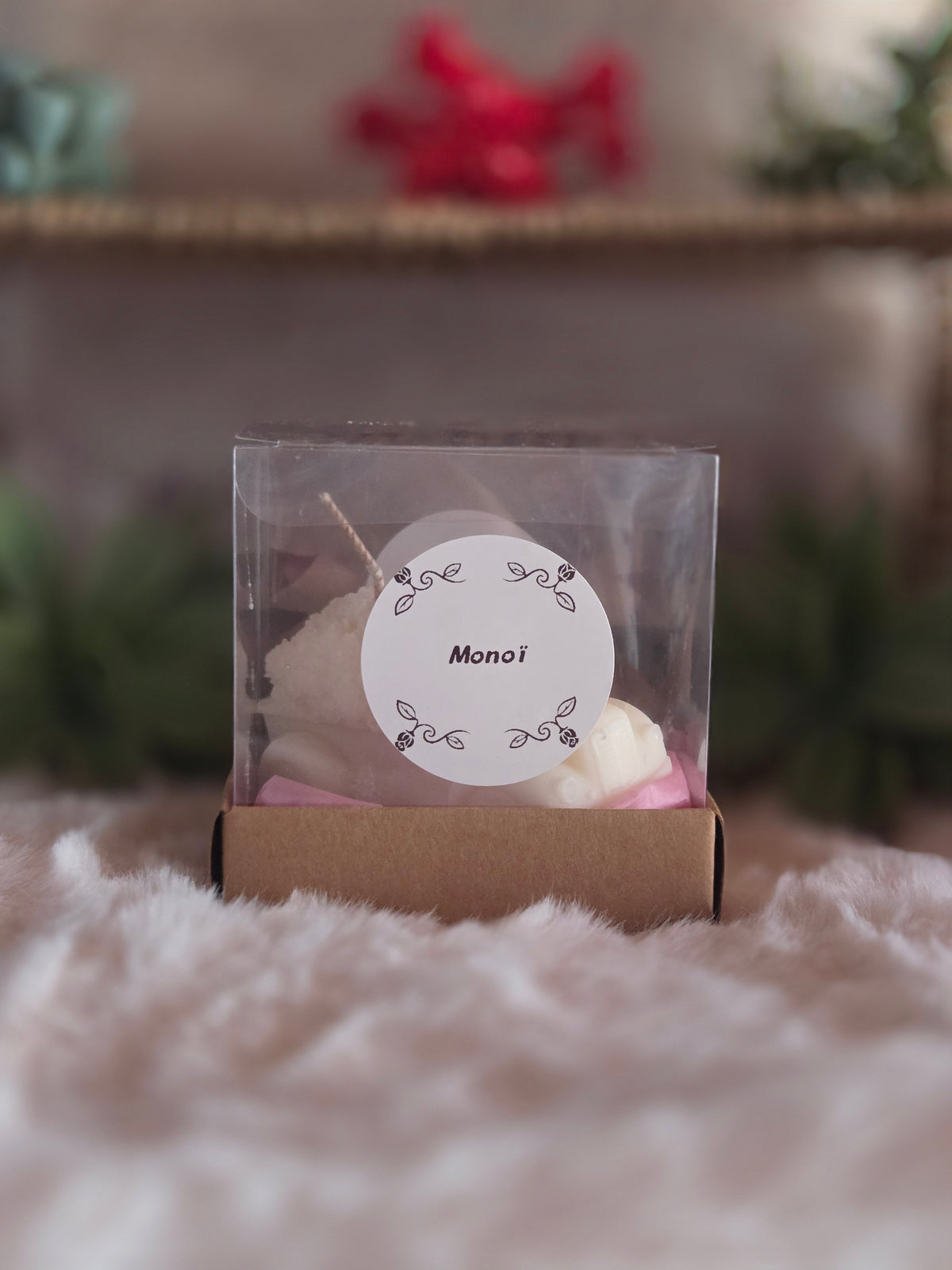 Bougie Moulée "Camionnette Fleurie" (150 g) – Senteur Monoï