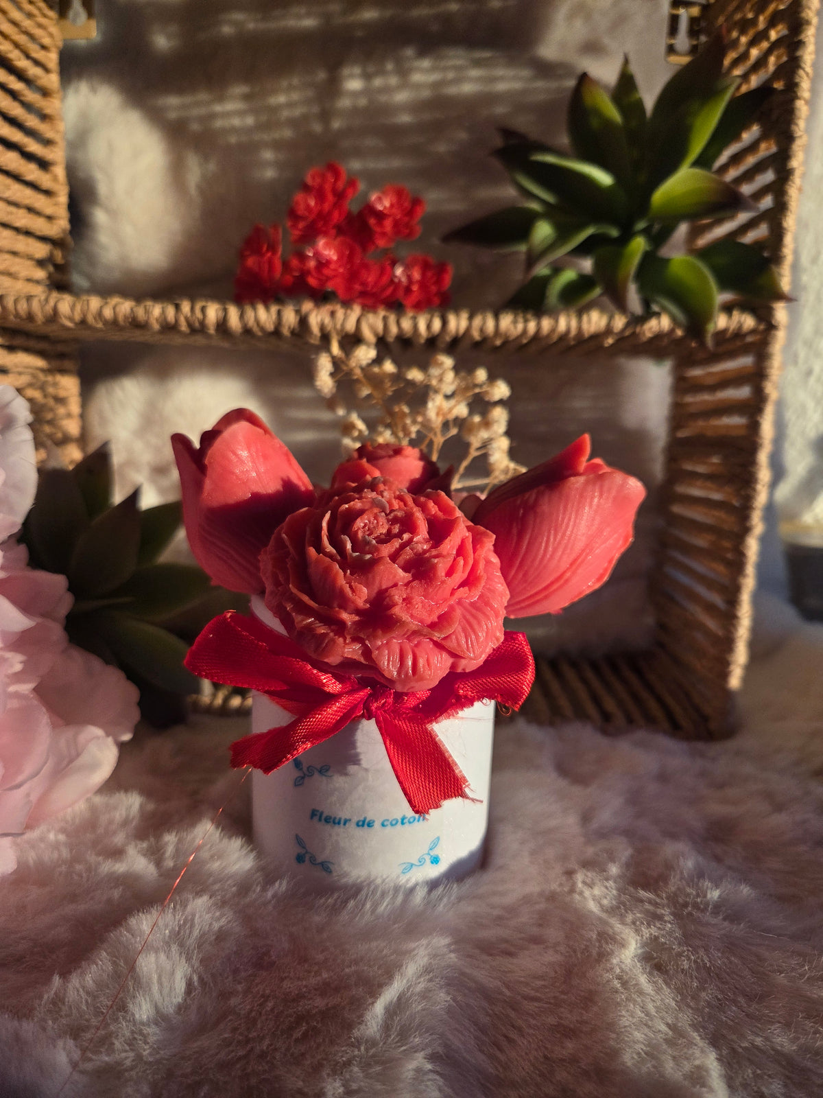 Bouquet de Fondants Parfumés Fleuri — Senteur Fleur de Coton